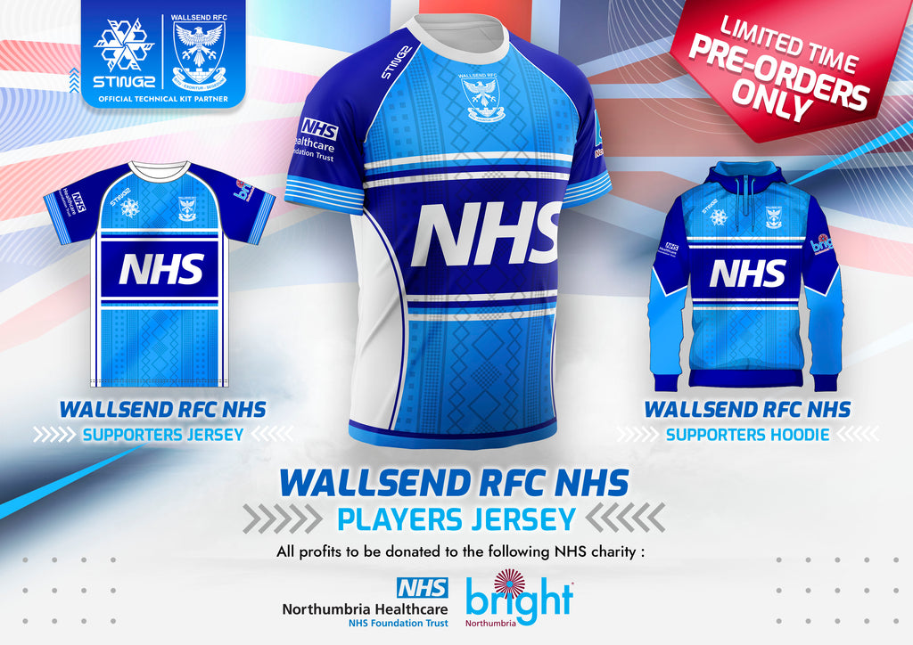 STINGZ™ limited edition rugby jersey on sale for NHS charity